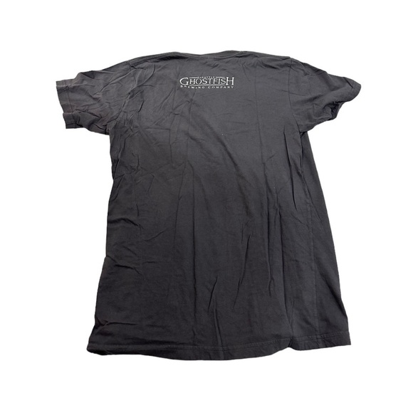 American Apparel Ghostfish Brewing Company Graphic T-Shirt Gray Size Large - Picture 4 of 5
